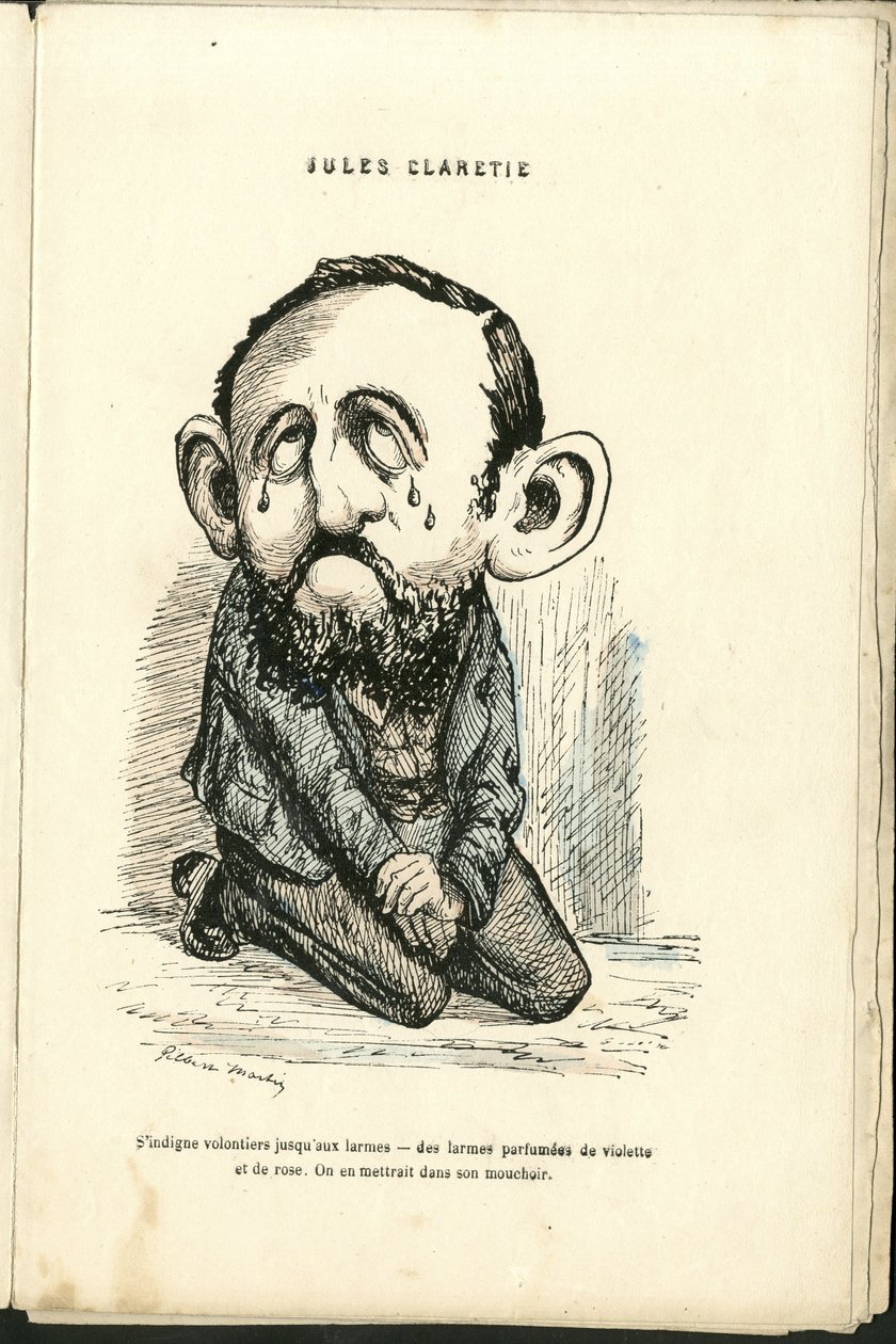Illustration by Charles Gilbert-Martin (1839-1905) in “” Contemporary Grimaces”” بواسطة تشارلز جيلبرت مارتن