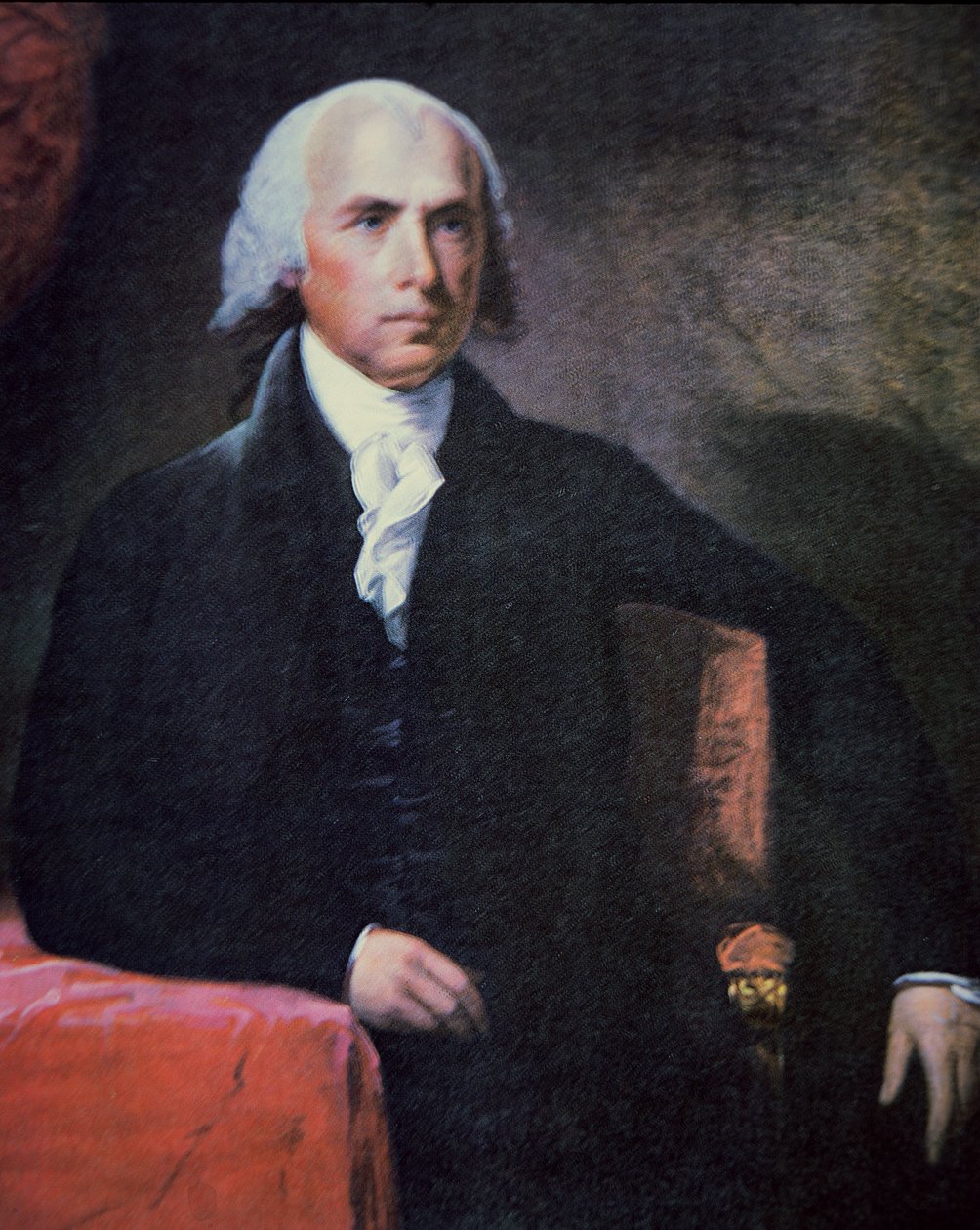 James Madison (1751-1836) (colour litho) بواسطة تشارلز جيلبرت ستيوارت