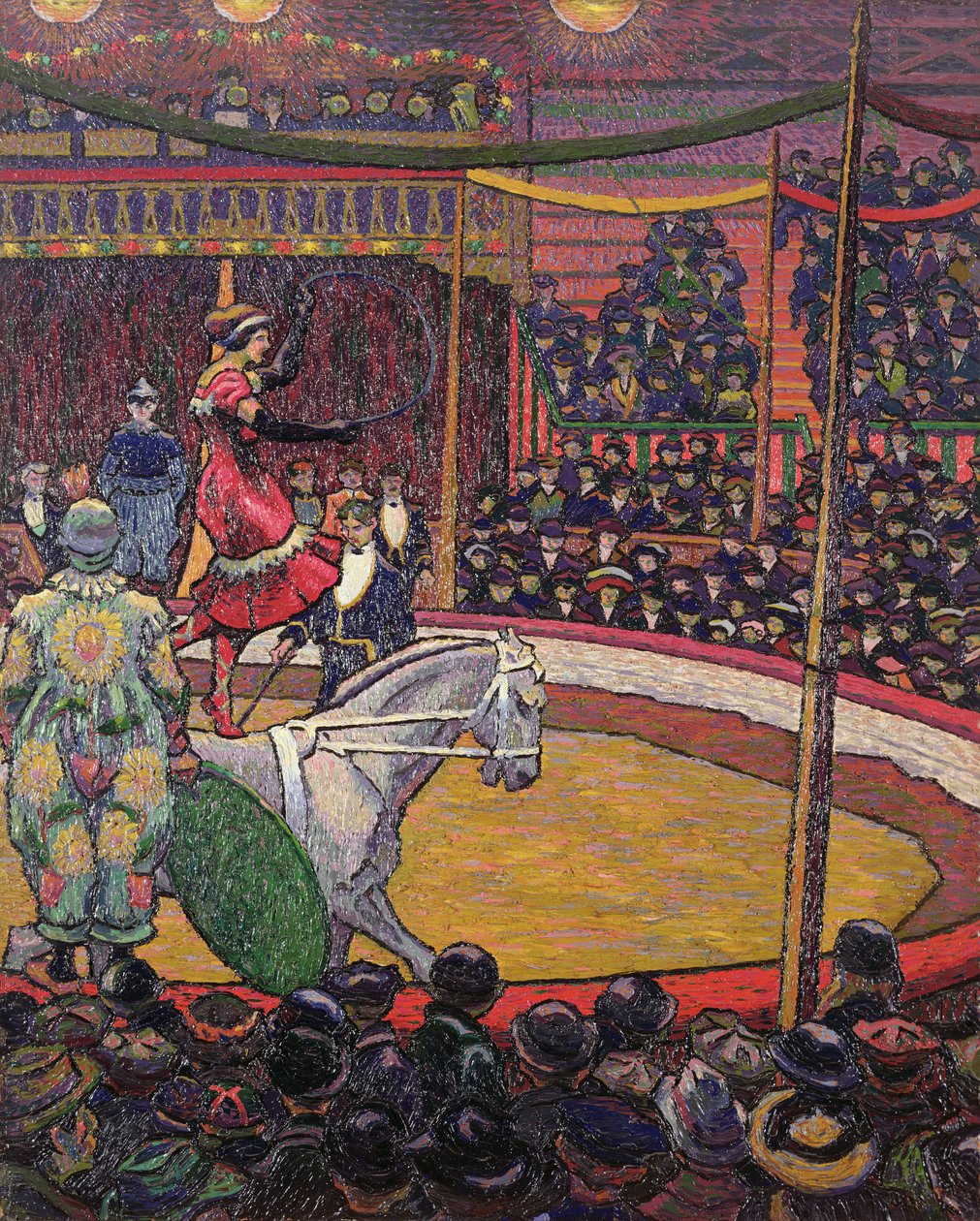 السيرك ، حوالي عام 1913 (زيت على قماش) بواسطة تشارلز جينر