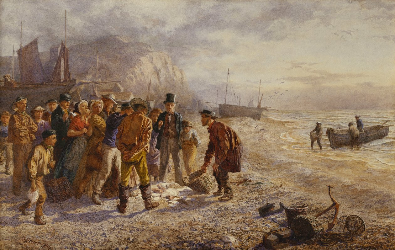 المزاد ، 1864 بواسطة تشارلز جرين