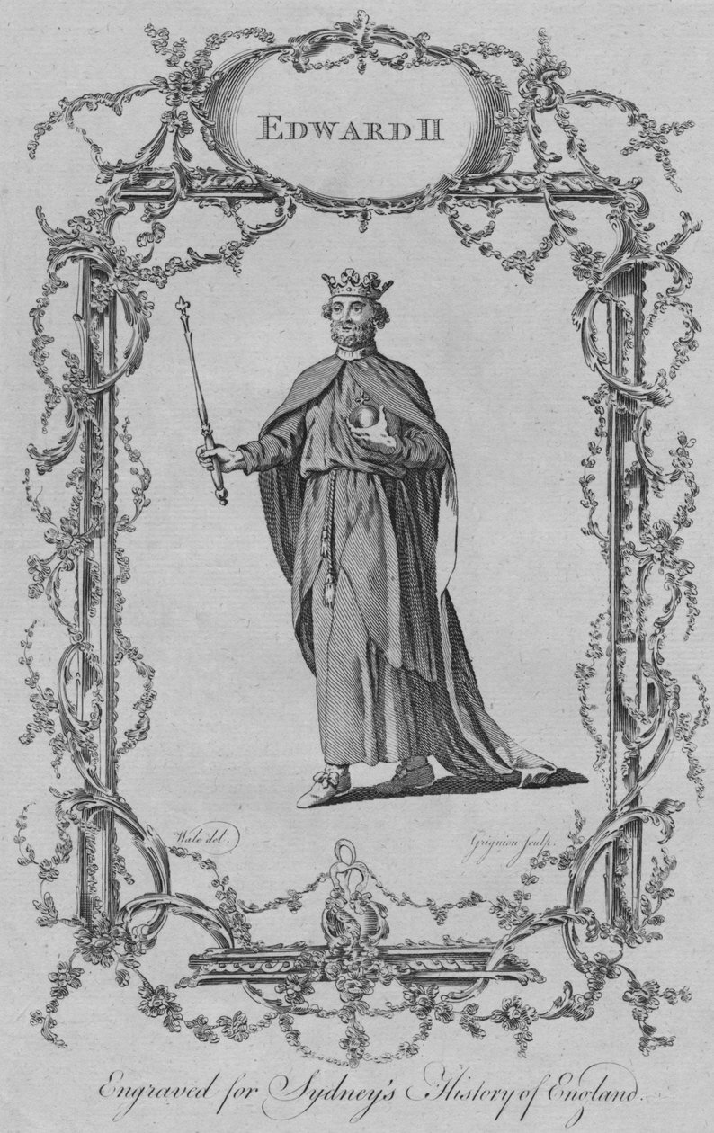 إدوارد الثاني ، 1773. بواسطة تشارلز غرينيون
