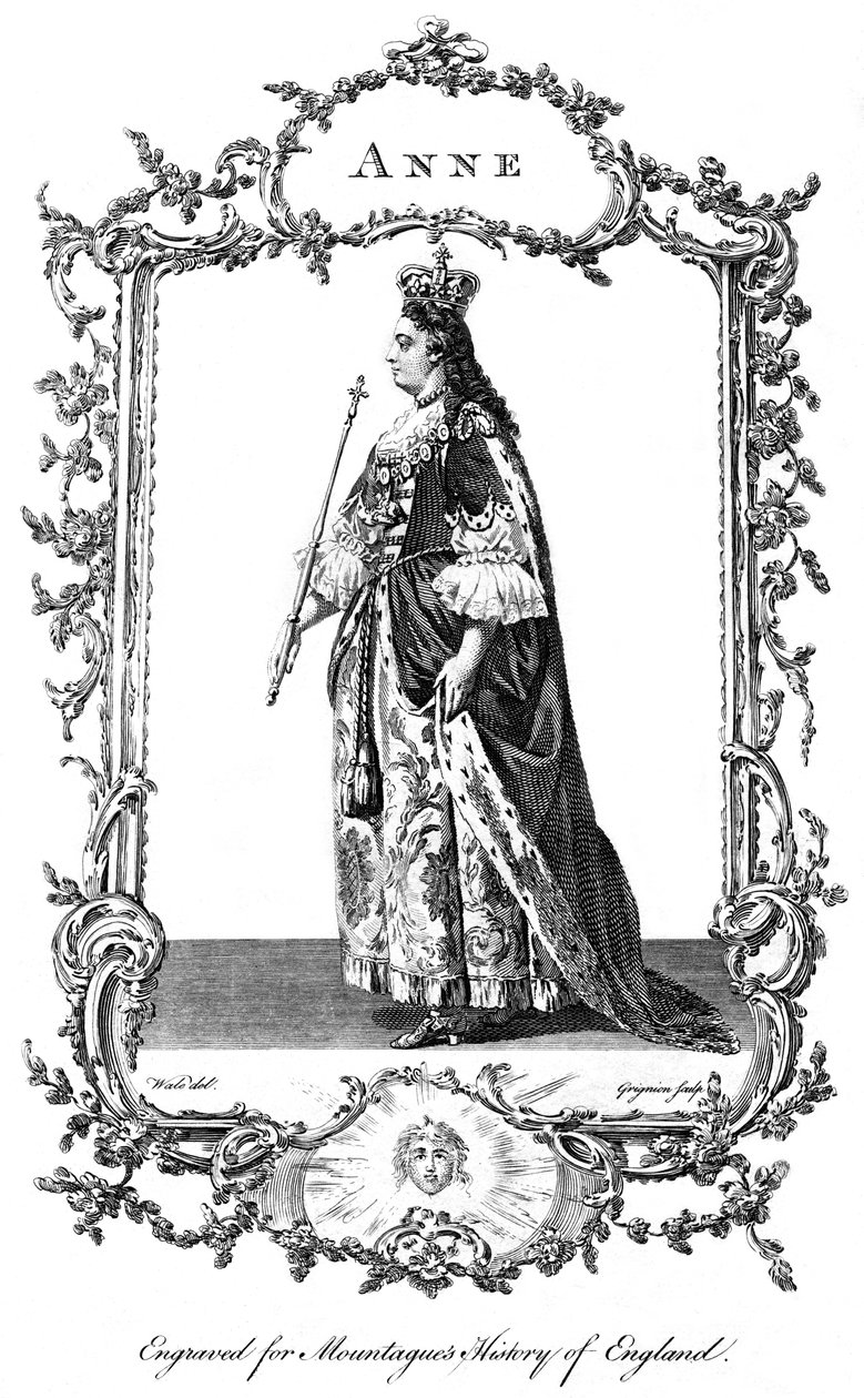 الملكة آن 1665-1714. بواسطة تشارلز غرينيون