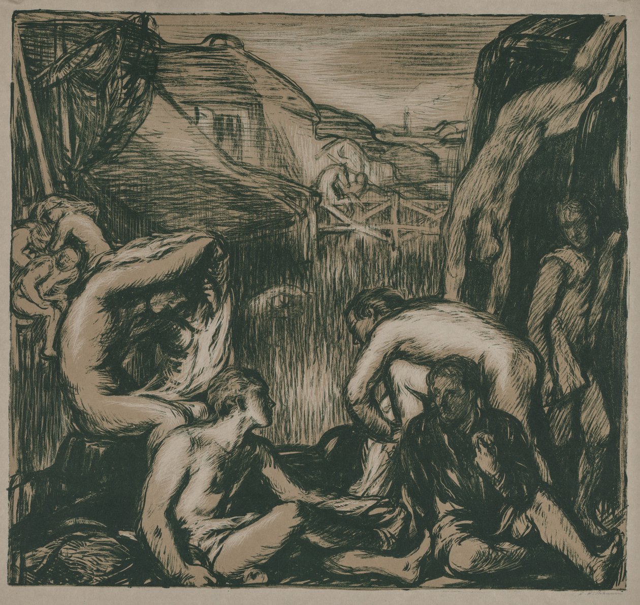 The Mill-Pond ، 1905. بواسطة تشارلز هاسلوود شانون