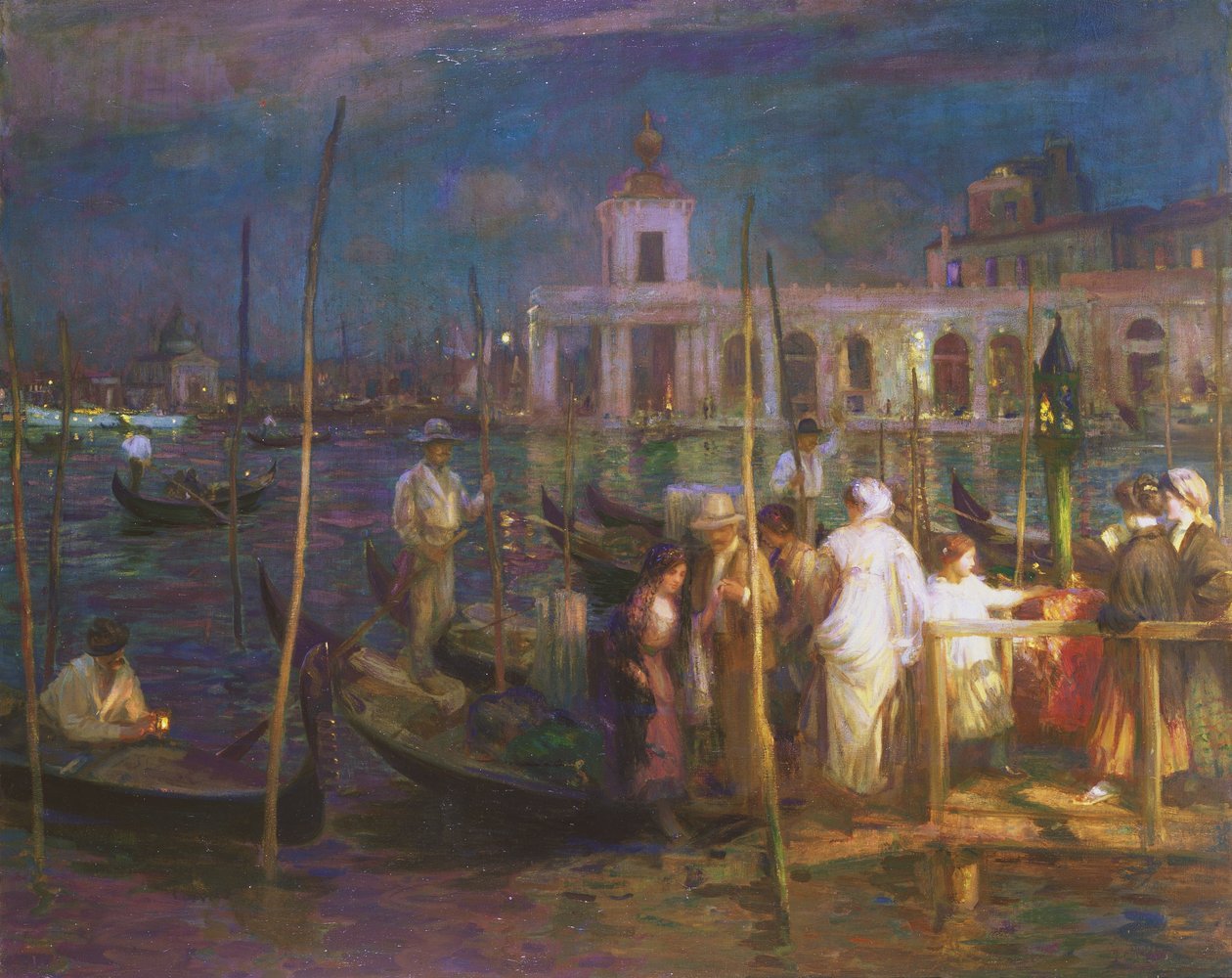 أمسية في البندقية ، ج .1910 بواسطة تشارلز هودج ماكي