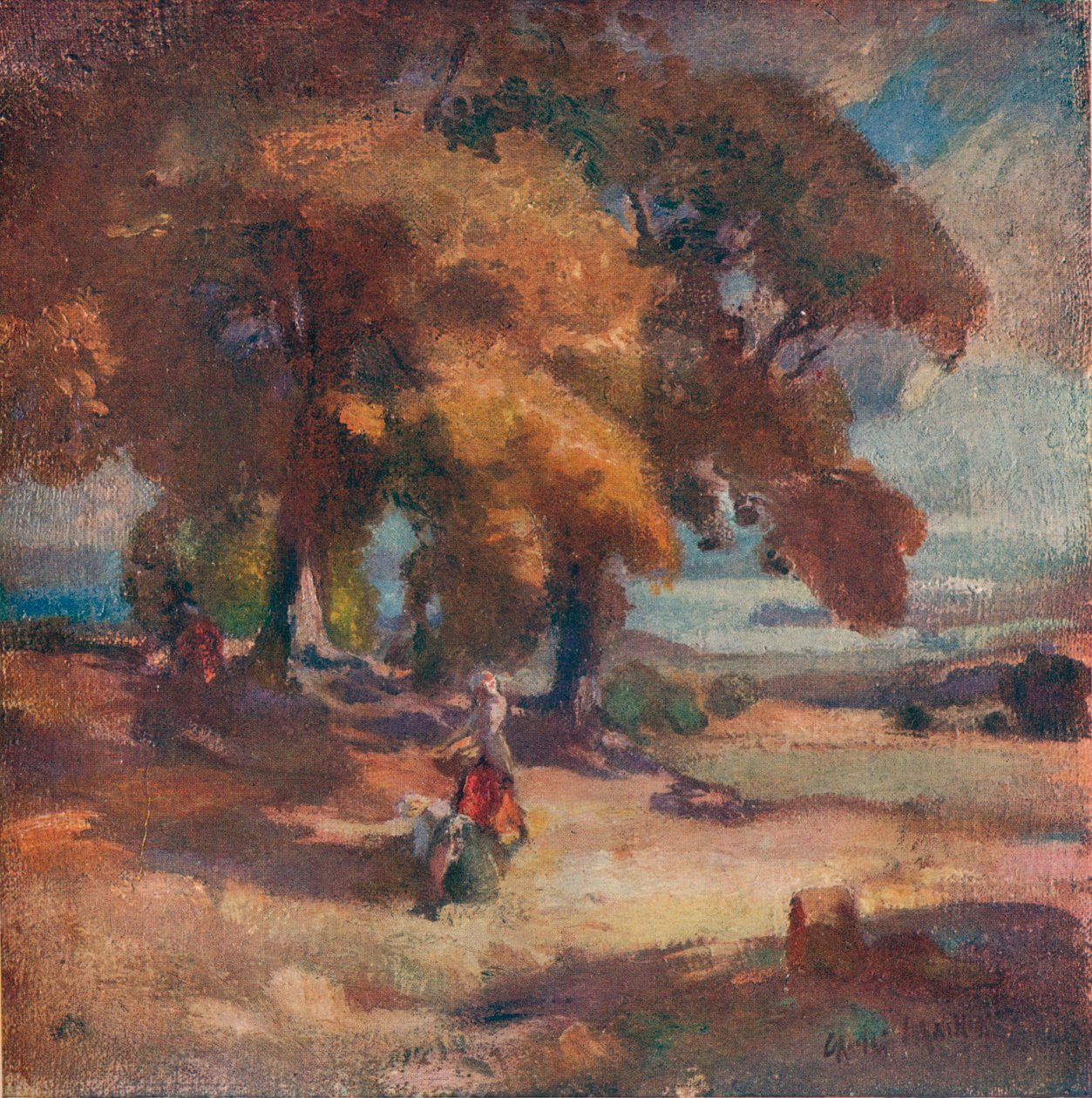 مجمعات البندق ، c1902 بواسطة تشارلز هودج ماكي
