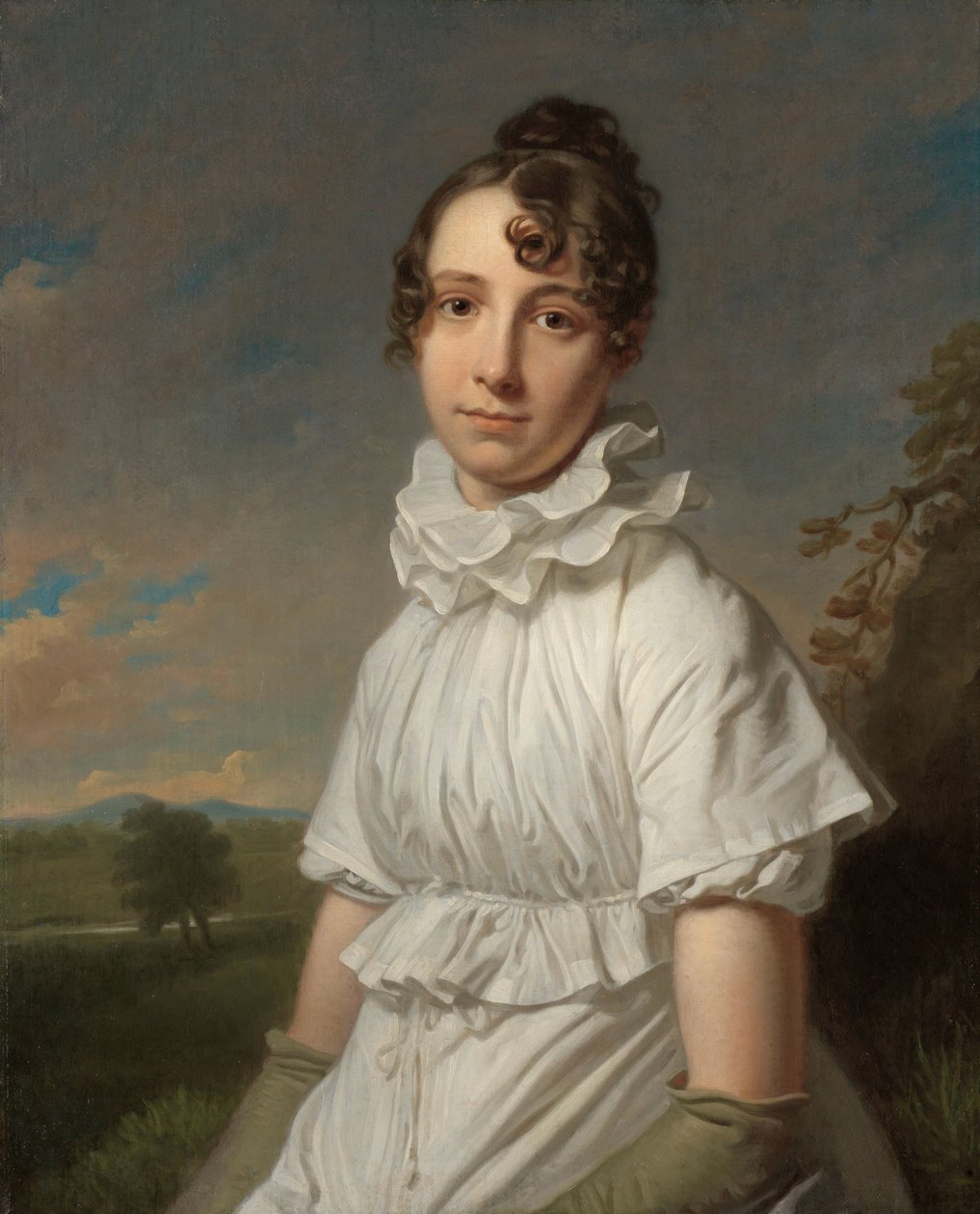 صورة إيما جين هودجز إيما جين هودجز (1789-1868) ، ابنة الفنان بواسطة تشارلز هوارد هودجز