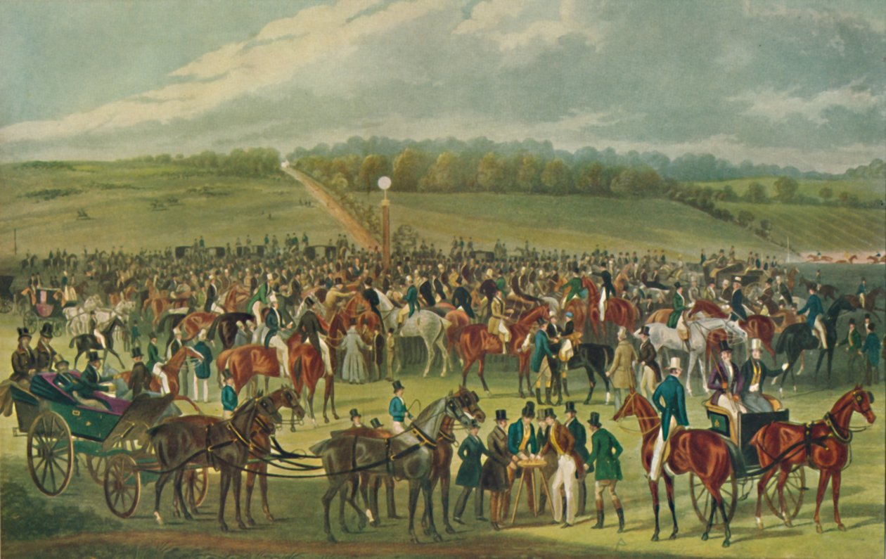 سباقات إبسوم - The Betting Post ، 1836 ، 1929 بواسطة تشارلز هانت