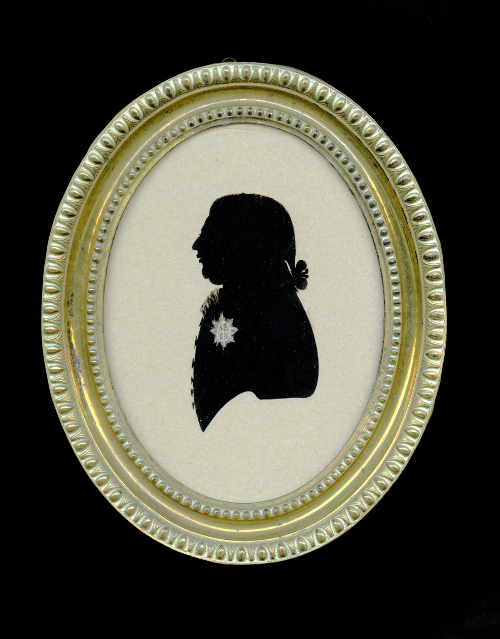 صورة ظلية لجورج الثالث (1738-1820) ، ج 1796-98 بواسطة تشارلز الأول روزنبرغ