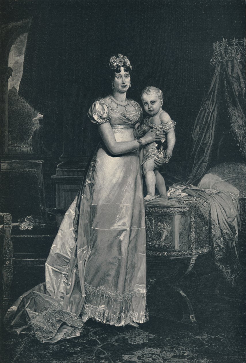 ماريا لويزا وملك روما ، 1812 ، 1896 بواسطة تشارلز جيه