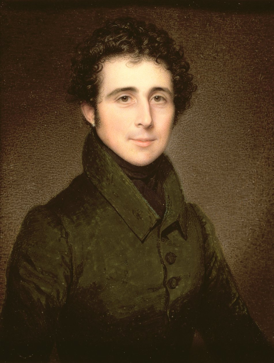 السير توماس ويليام هولبورن (1793-1874) من مينستري بارت ، 1827 (زيت على العاج) بواسطة تشارلز جاغر