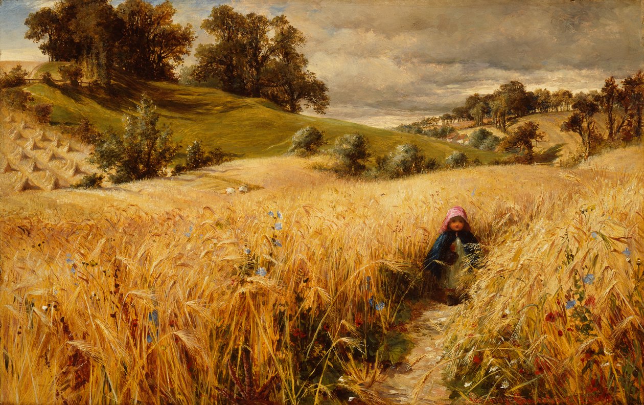 Coming Thro The Rye (زيت على البطاقة) بواسطة تشارلز جيمس (Attr.to) لويس