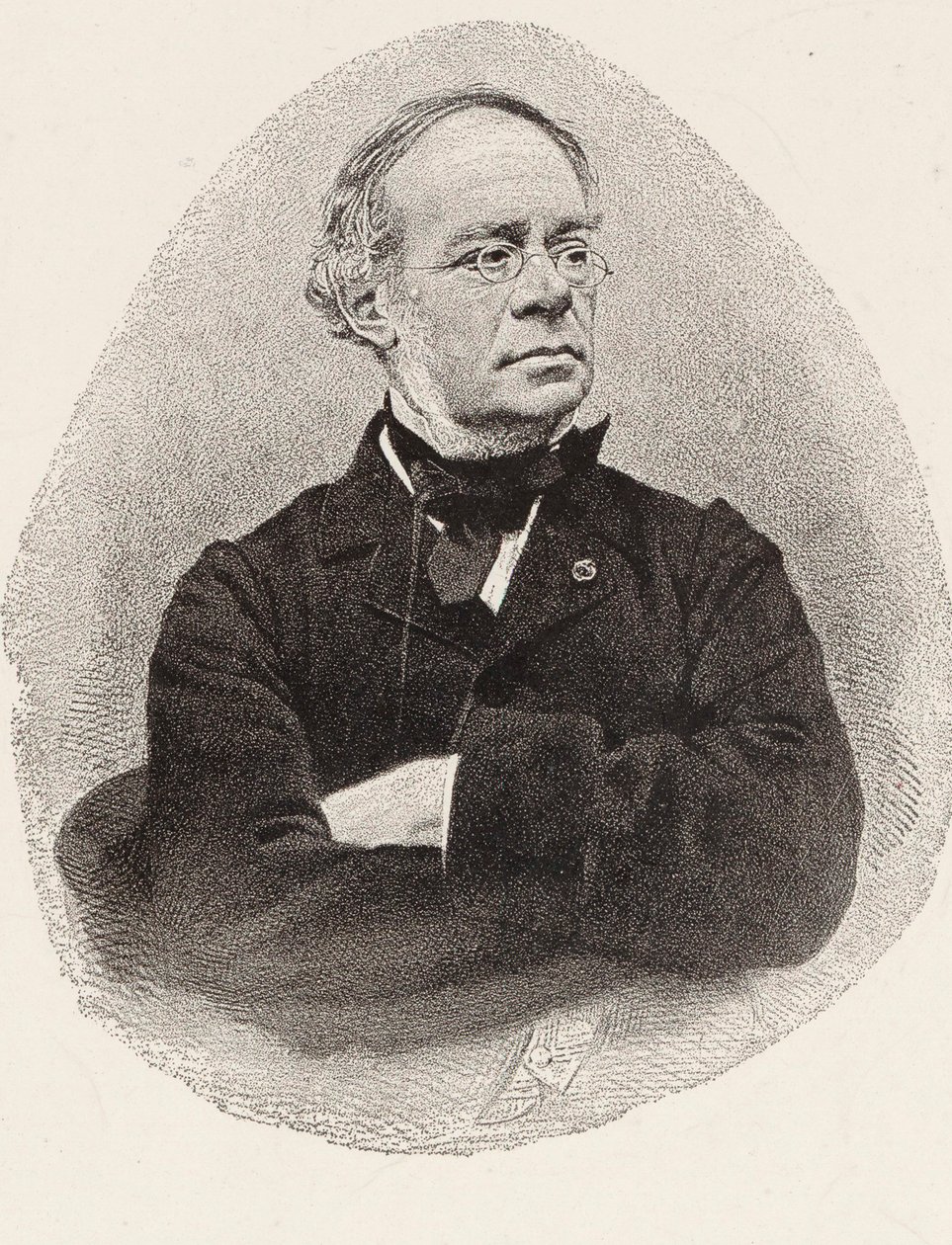 صورة للمؤلف جاك فرومينتال هاليفي 1799-1862. بواسطة قاد تشارلز جيريمي