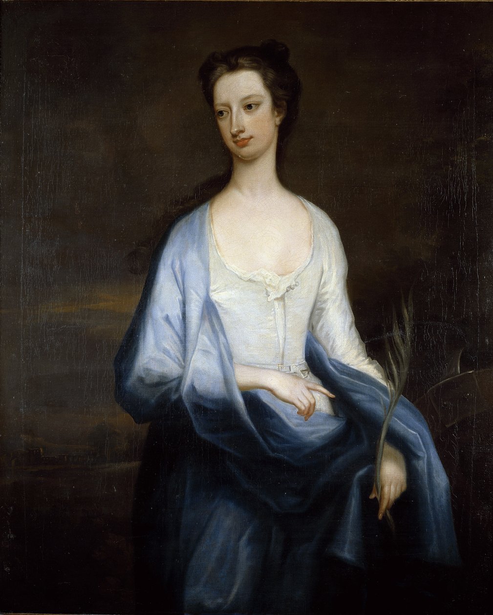 Portrait of Catherine Hoskins, Duchess of Devonshire, c.1718 (oil on canvas) بواسطة تشارلز جيرفاس