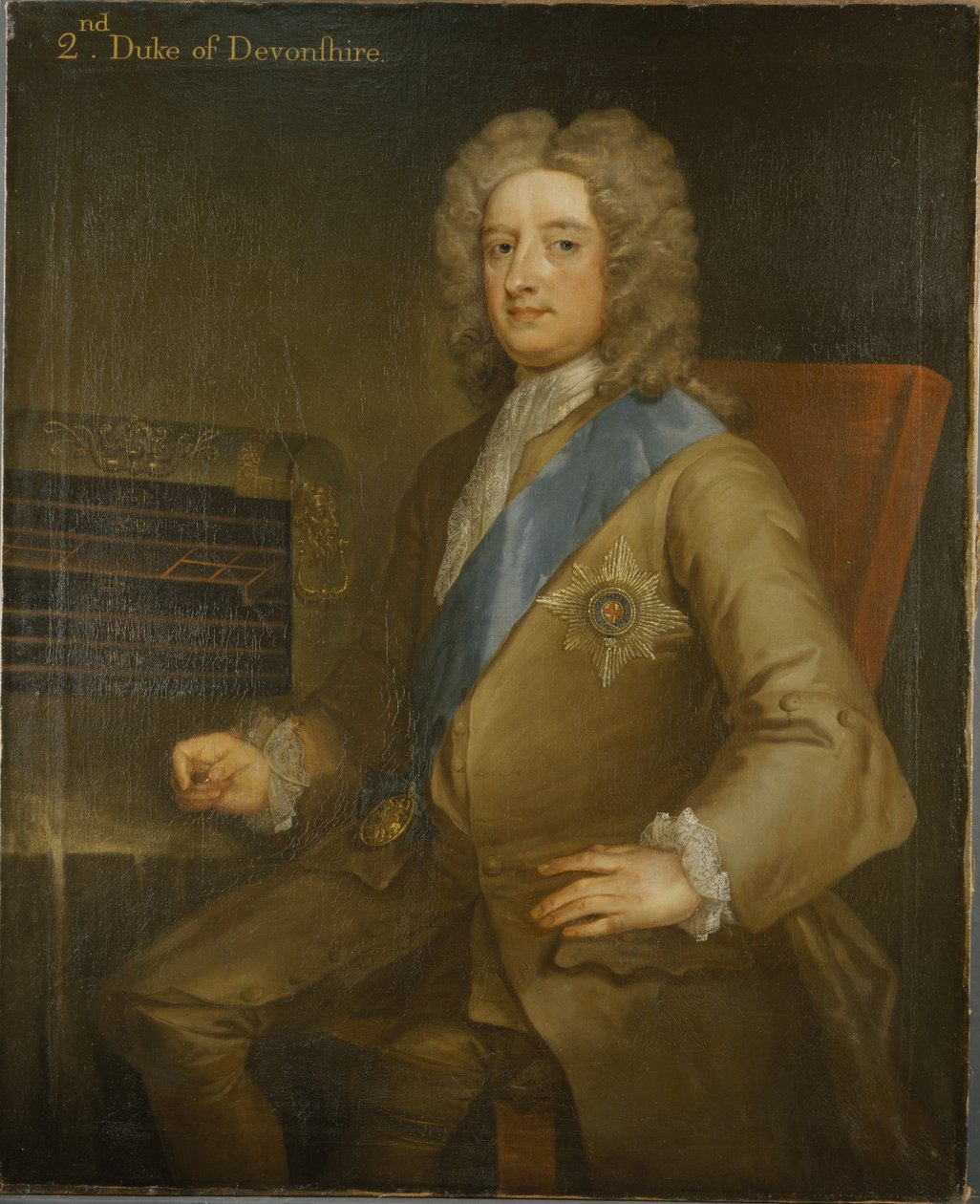 Portrait of William Cavendish, 2nd Duke of Devonshire (oil on canvas) بواسطة تشارلز جيرفاس