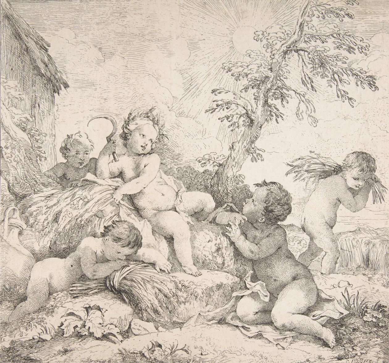 الصيف الصيف ، كاليفورنيا. 1735. بواسطة تشارلز جوزيف ناتوار