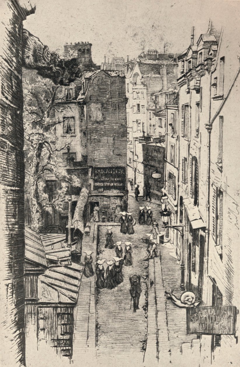 Rue des Pretres-St Séverin ، 1915 بواسطة تشارلز جواس