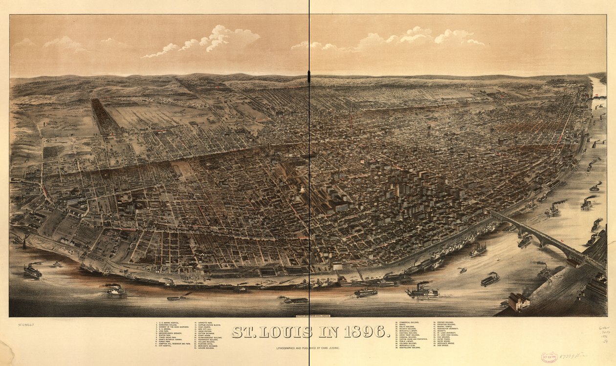 سانت لويس عام 1896 بواسطة تشارلز جون