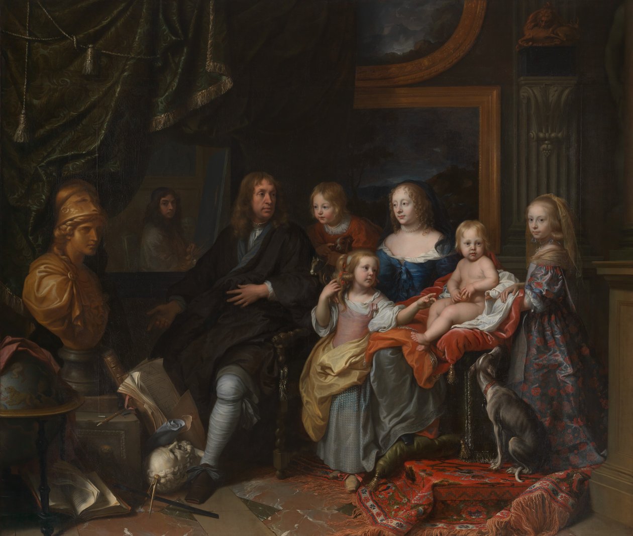 Everhard Jabach 1618-1695 وعائلته ، كاليفورنيا. 1660. بواسطة تشارلز لو برون