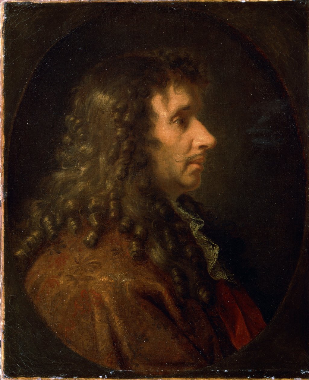 موليير (صورة شخصية لجان بابتيست بوكلين (1622-1673). لوحة ، حوالي 1660. بواسطة تشارلز لو برون