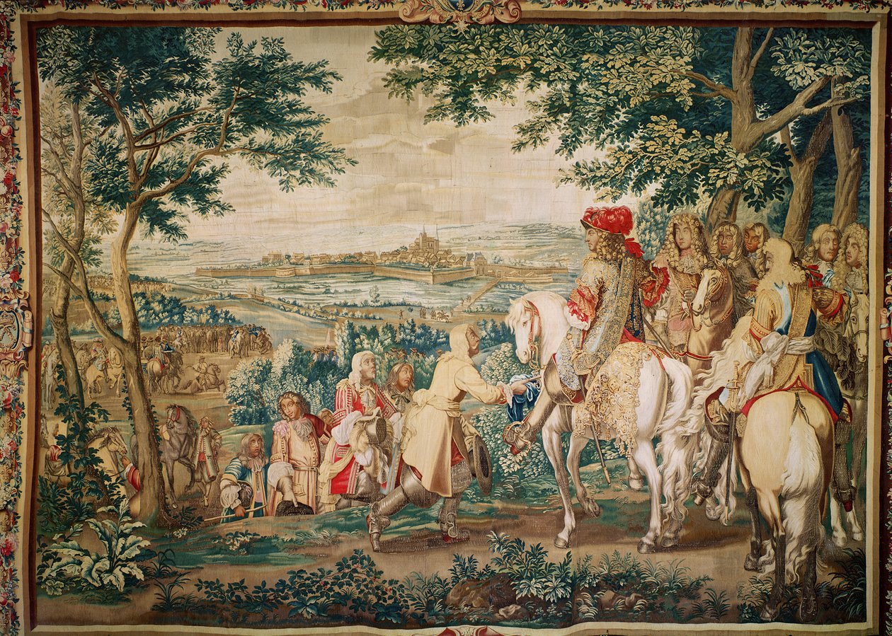 استسلام المارشال في 1662 ، ورشة عمل Gobelins (نسيج) بواسطة تشارلز لو برون