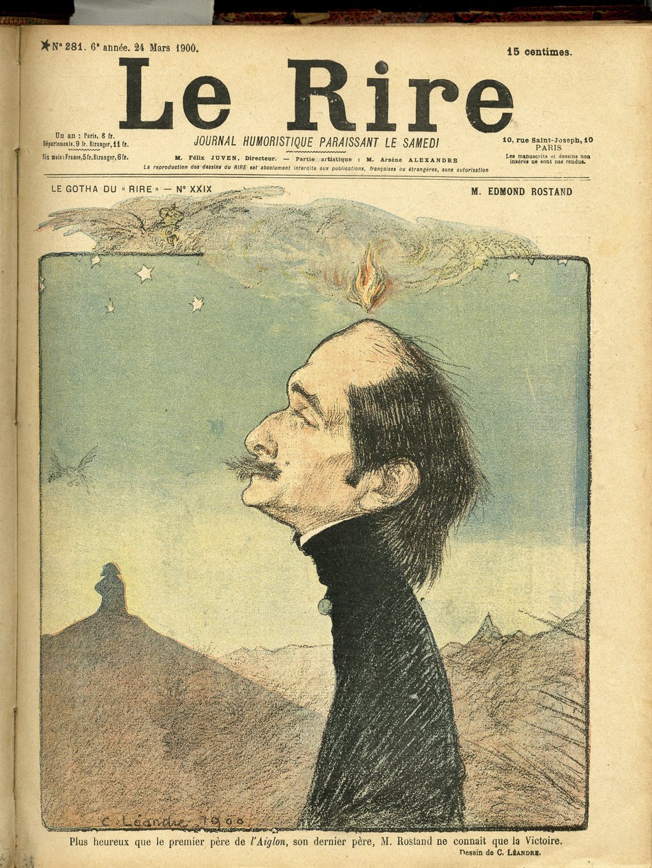 رسم توضيحي لتشارلز ليندر (1862-1934) لغلاف Le Rire بواسطة تشارلز ليندر