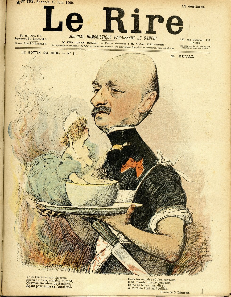 رسم توضيحي لتشارلز ليندر (1862-1934) لغلاف Le Rire بواسطة تشارلز ليندر