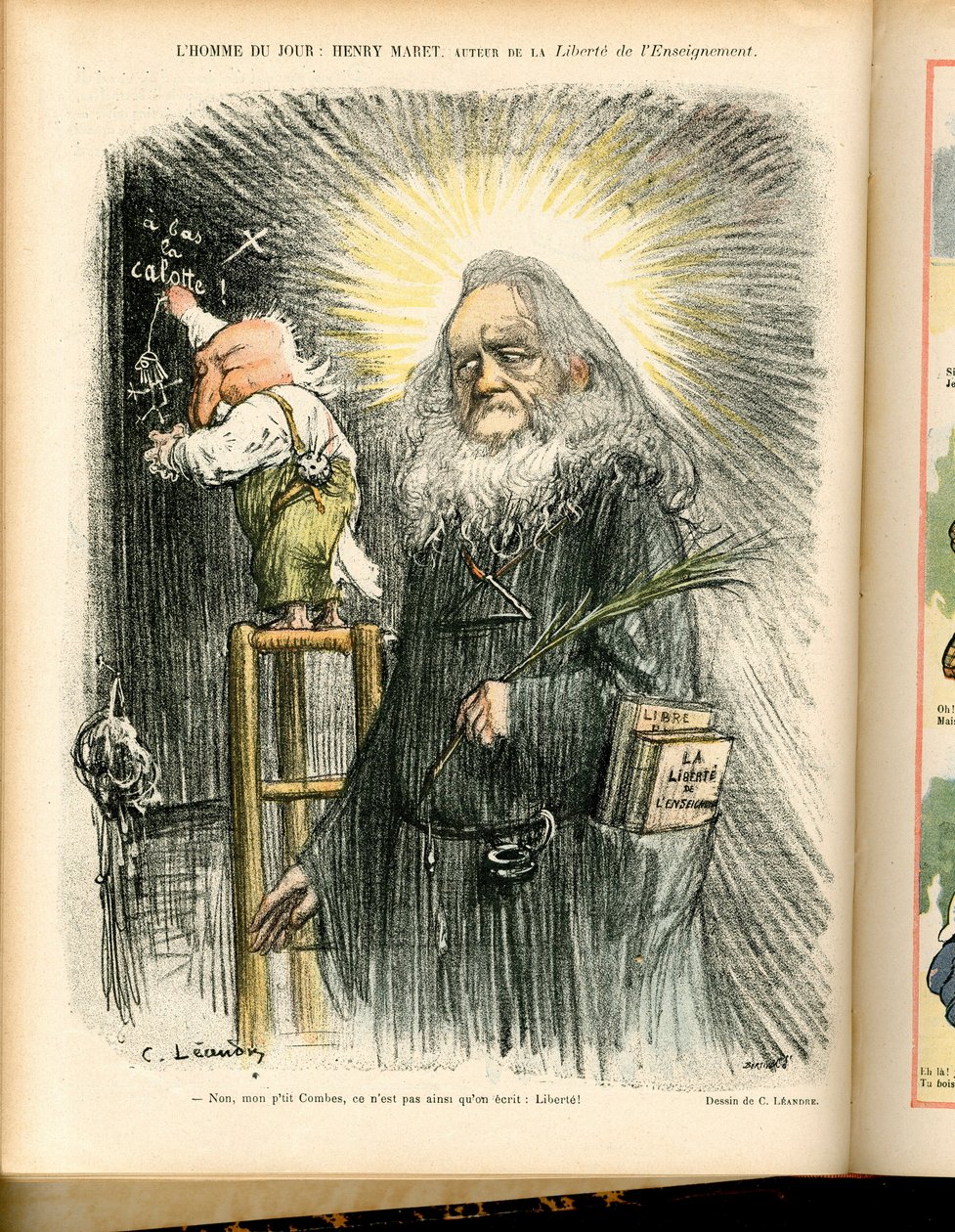 رسم توضيحي لتشارلز ليندر (1862-1934) في Le Rire ، لا. 67 بواسطة تشارلز ليندر