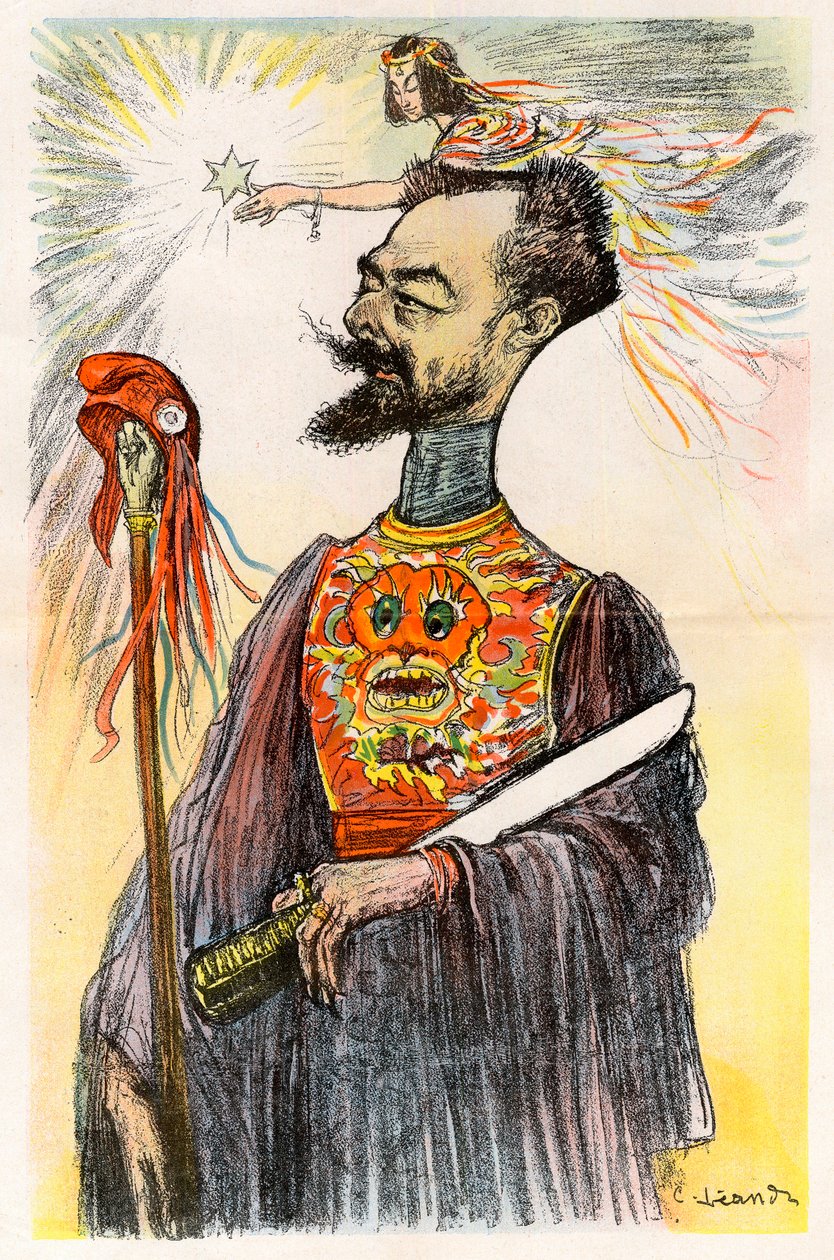 بول دومر (1857-1932) - كارتون لتشارلز ليندر (1862-1934) في "Le Rire" "" 1902 بواسطة تشارلز ليندر