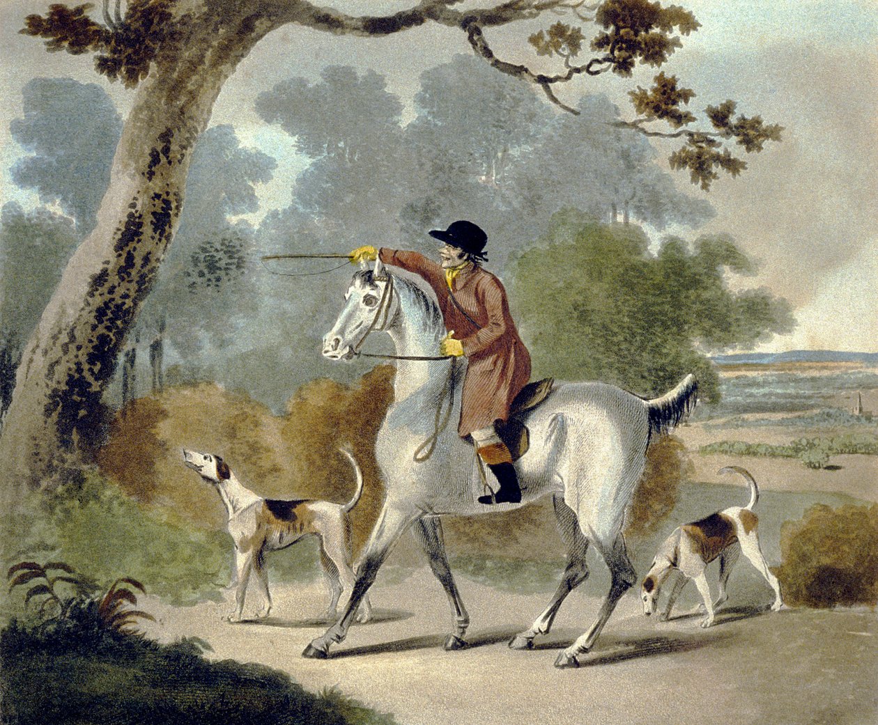 Push Him Tom Boy, from The Pytchley Hunt, engraved by F. Jukes (1745-1812) بواسطة تشارلز لورين (بعد) سميث
