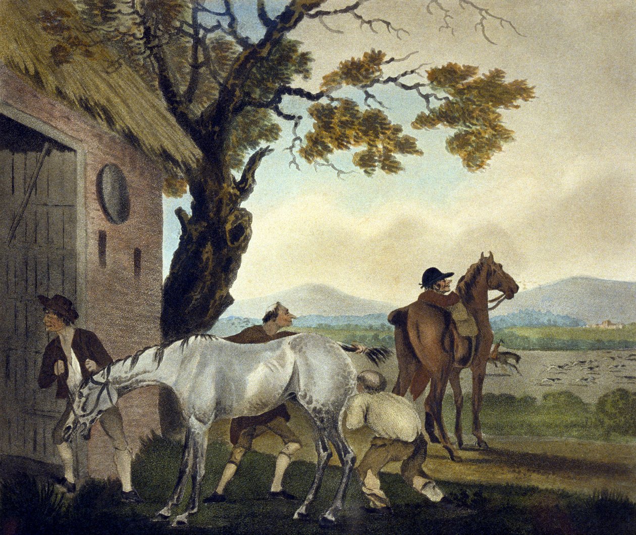 الحيلة ، من The Pytchley Hunt ، نقشها F. Jukes (1745-1812) بواسطة تشارلز لورين (بعد) سميث