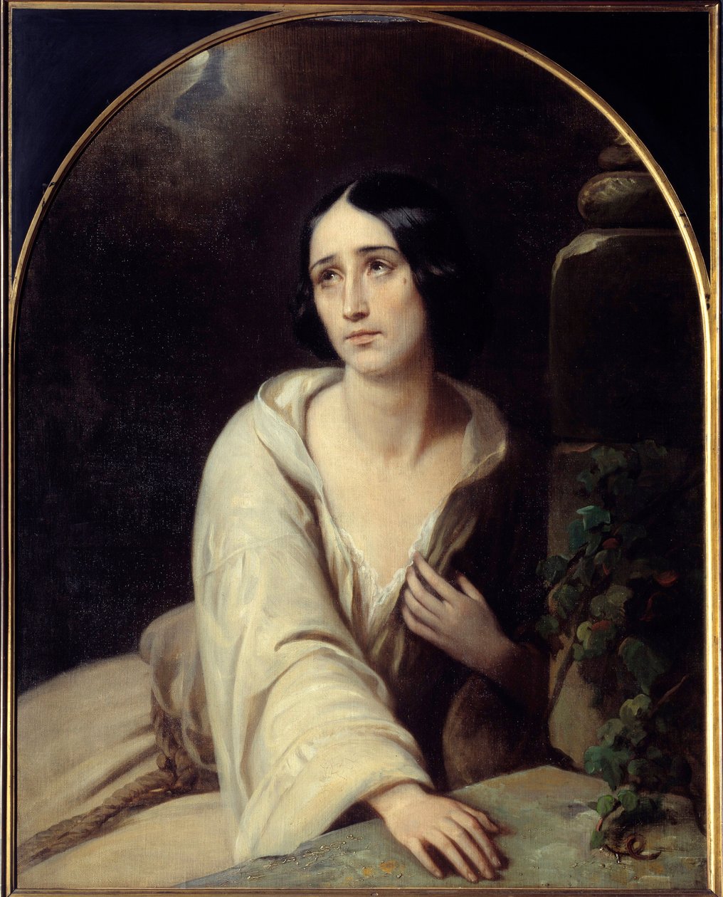 الرسم التوضيحي المفضل لـ Gaetano Donizetti لأوبرا “La favourite” (La favourita). لوحة تشارلز لويس بازين (1802-1859) 1840 باريس ، مكتبة متحف الأوبرا بواسطة تشارلز لويس بازين