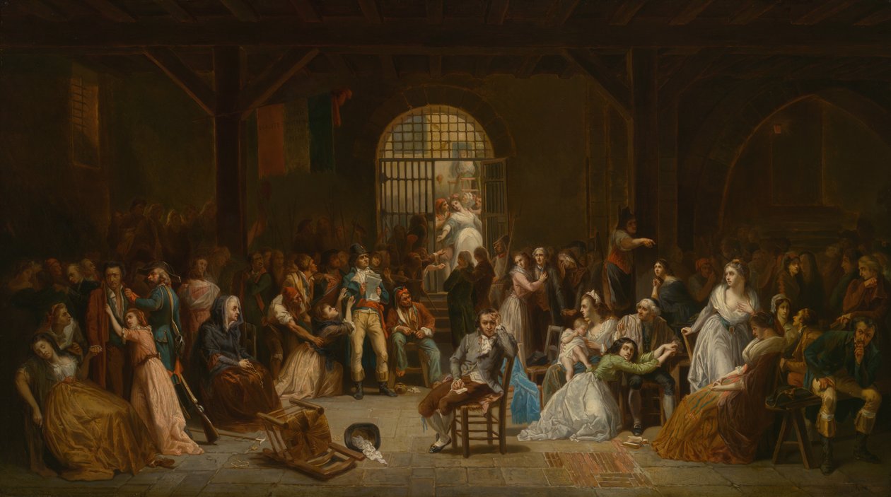 نداء رول آخر ضحايا الإرهاب ، ج. 1850. بواسطة تشارلز لويس مولر