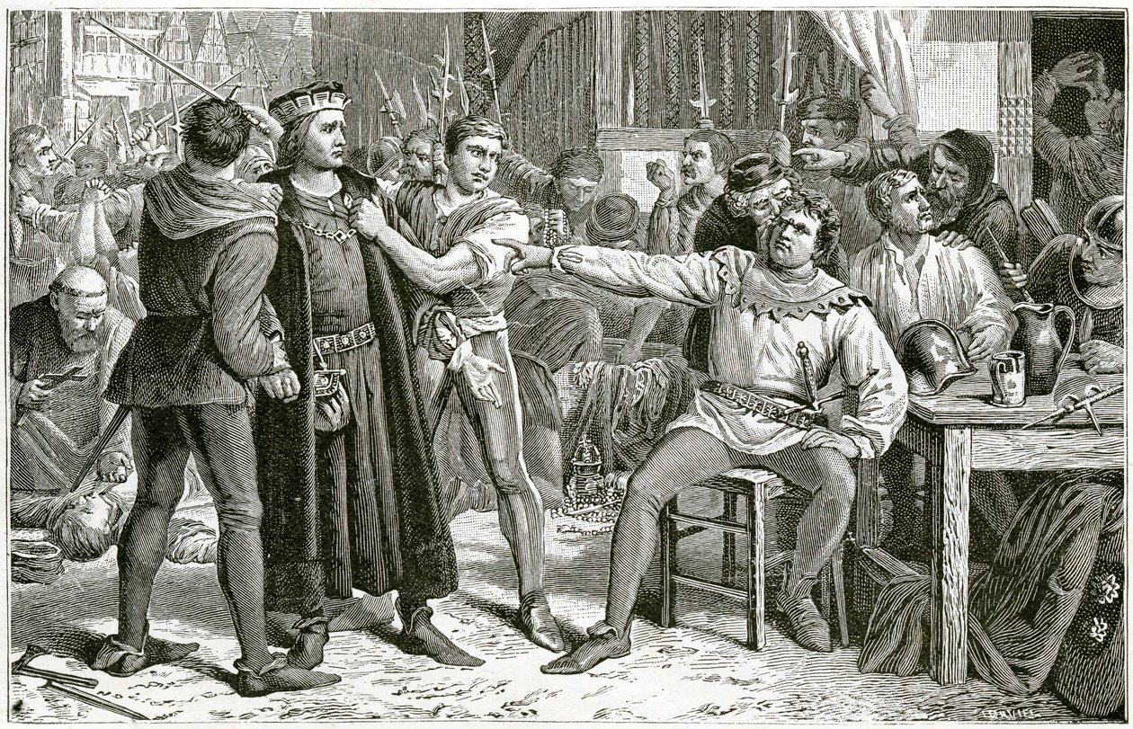 جلب اللورد ساي و سيلي قبل جاك كيد ، 1896. بواسطة تشارلز لوسي