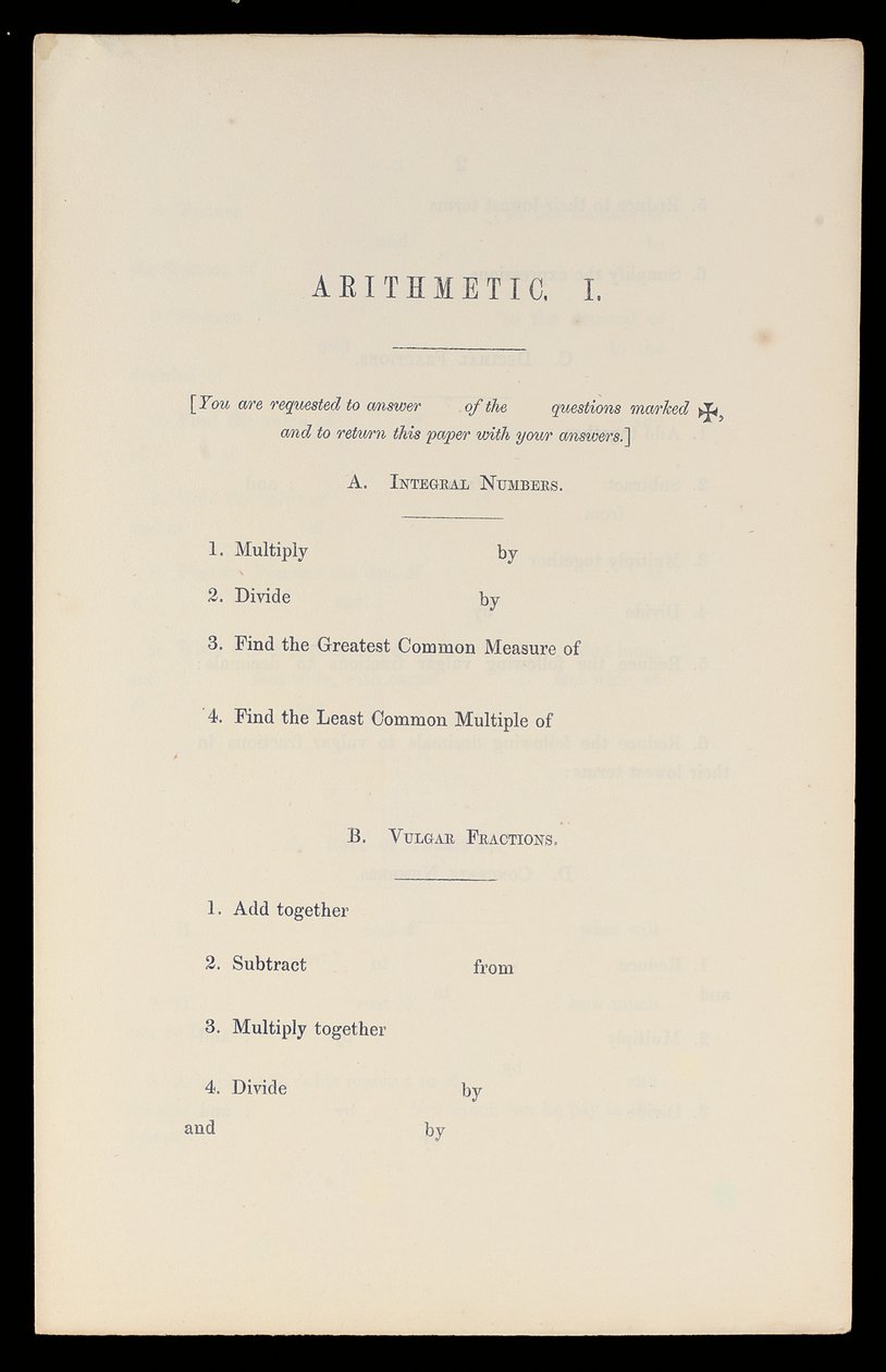 الحساب ، مطبعة جامعة أكسفورد ، ج 1870 (طباعة) بواسطة تشارلز لوتويدج دودجسون