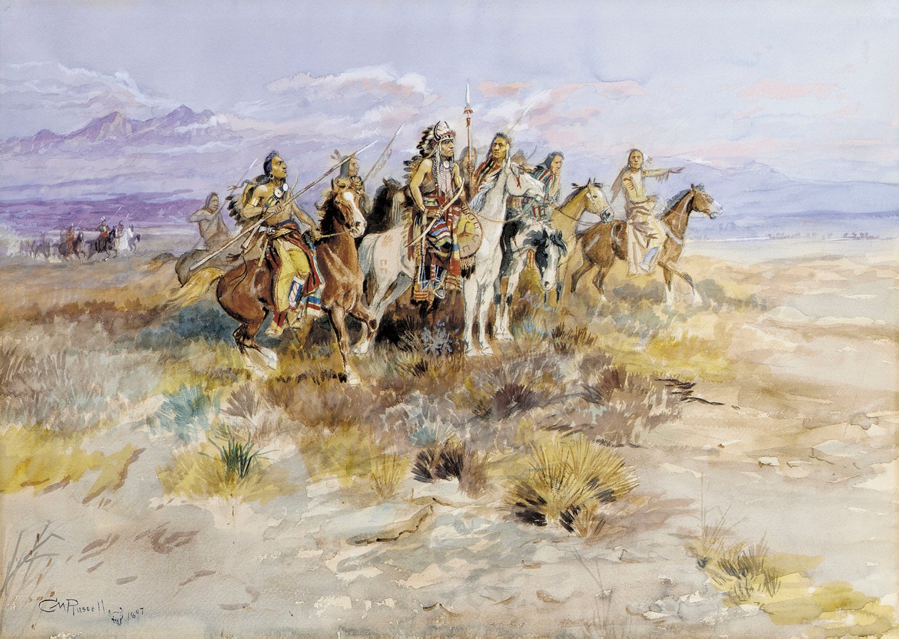 حزب الكشافة الهندي ، 1897 بواسطة تشارلز ماريون راسل