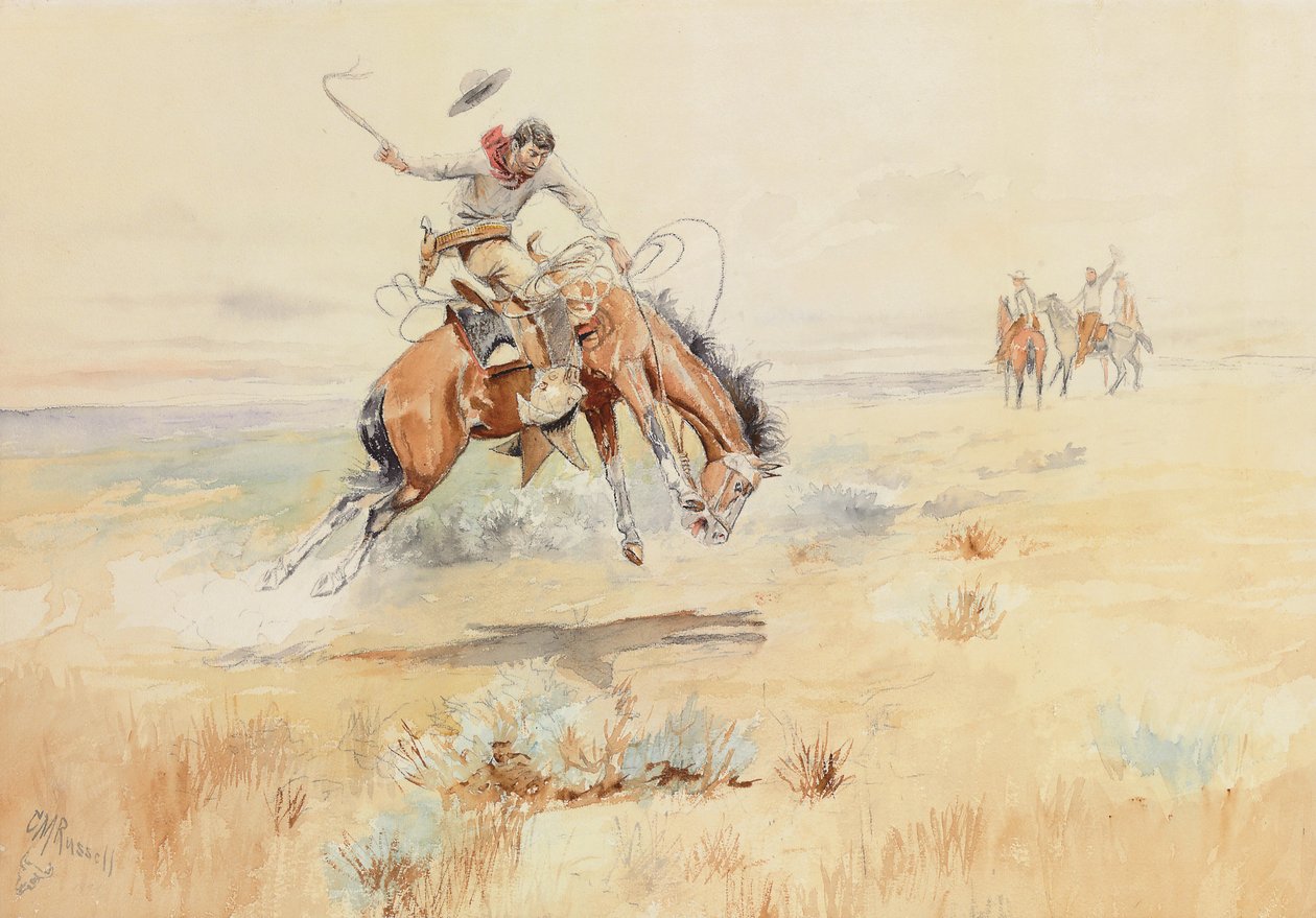 برونكو باستر ، 1894 بواسطة تشارلز ماريون راسل