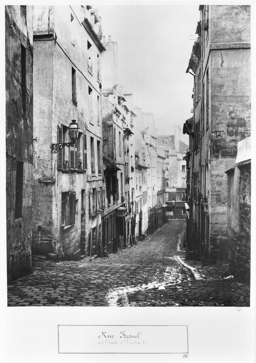 شارع فريسنل ، من الطريق المسدود لفرساي ، باريس ، 1858-78 بواسطة تشارلز مارفيل