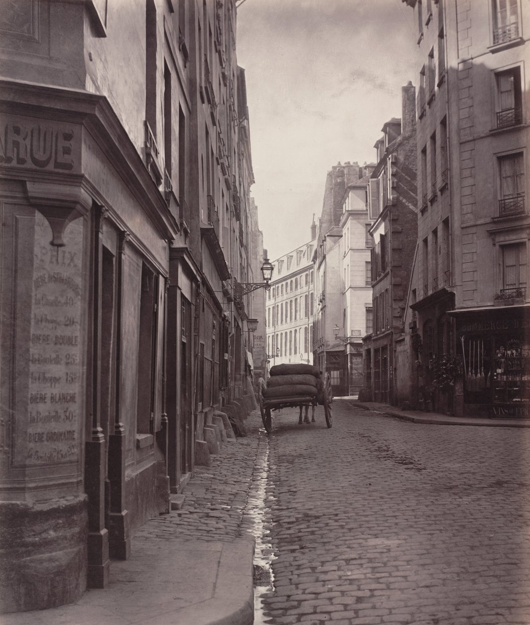Rue de la Bûcherie ، cul de sac Saint-Ambroise الدائرة الخامسة ، 1866-1868. بواسطة تشارلز مارفيل