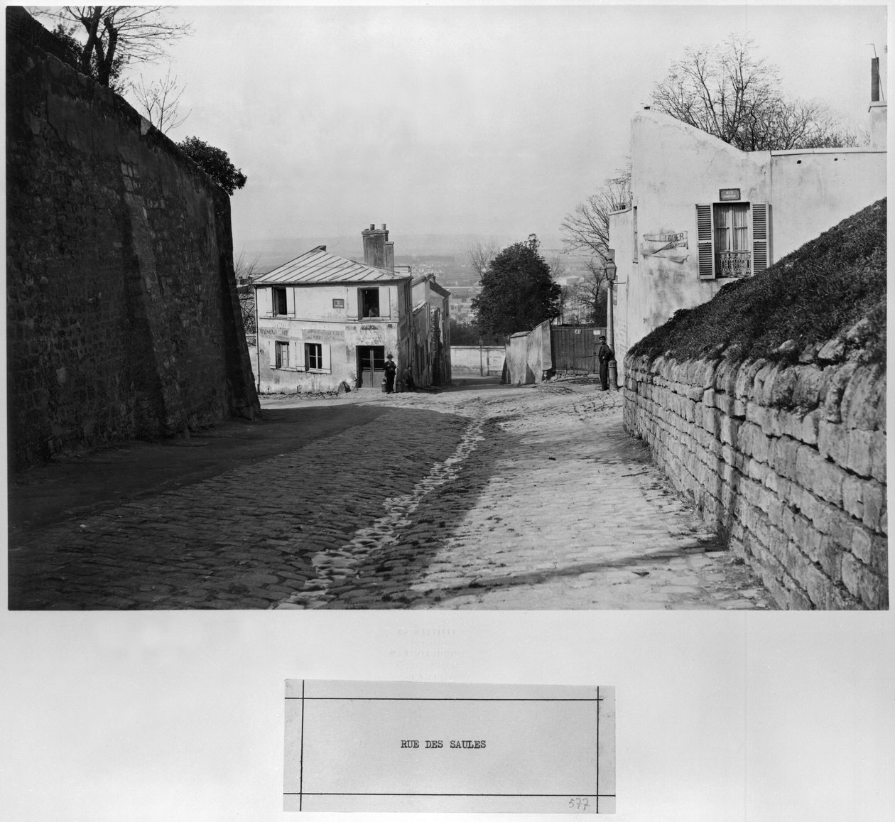 Rue des Saules ، باريس ، 1858-1878 بواسطة تشارلز مارفيل
