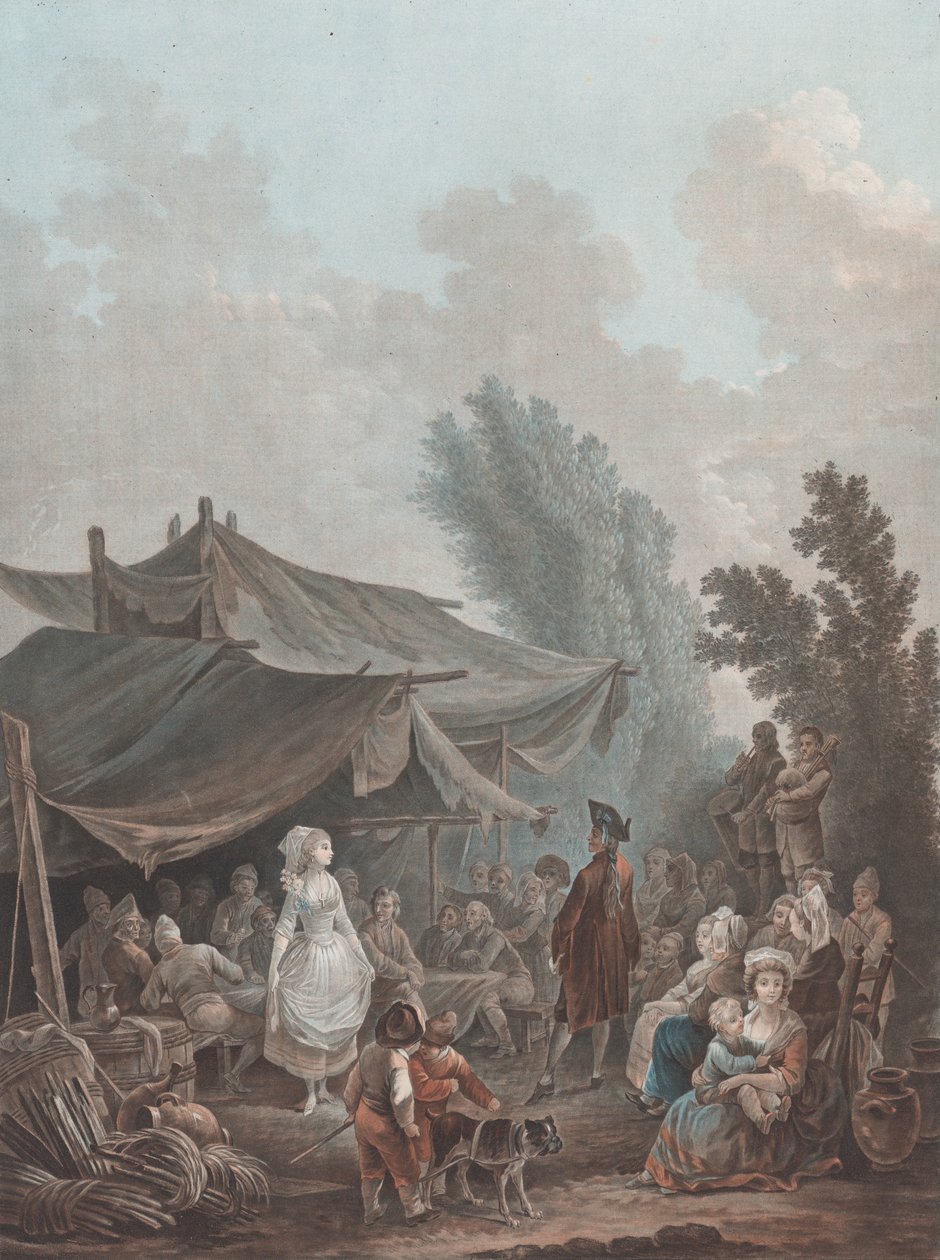 قرية Noce de ، 1788-94. بواسطة تشارلز ملكيور ديسكورتيس
