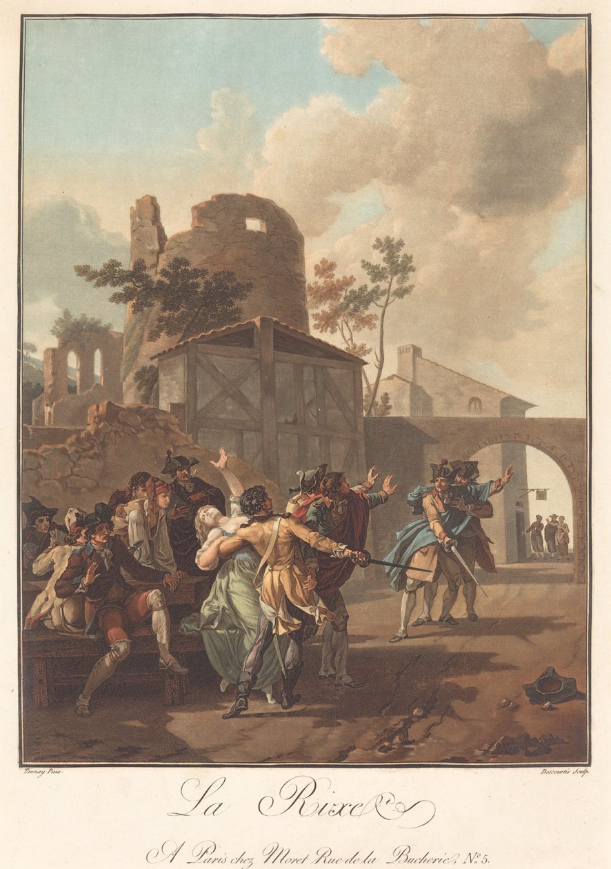 لا ريكس ذا براول ، ج. 1792. بواسطة تشارلز ملكيور ديسكورتيس