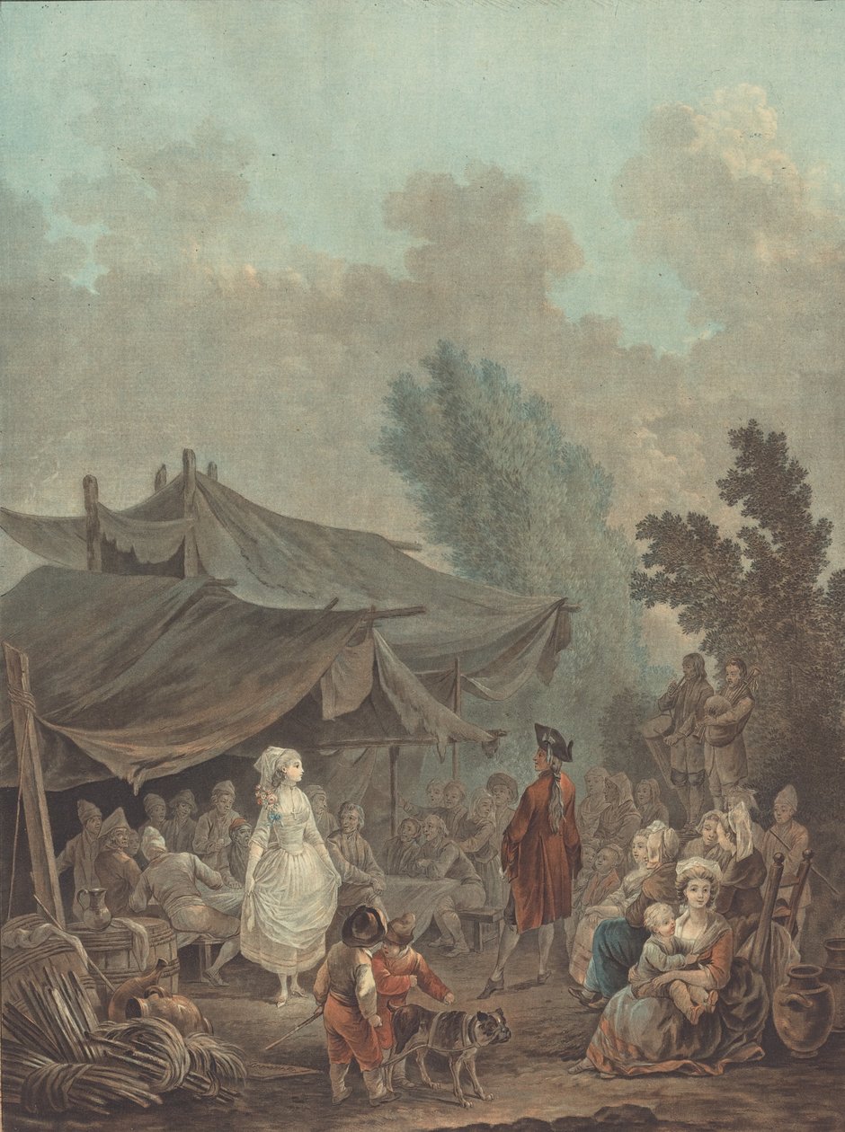 عرس قرية Noce de Village ، 1785. بواسطة تشارلز ملكيور ديسكورتيس
