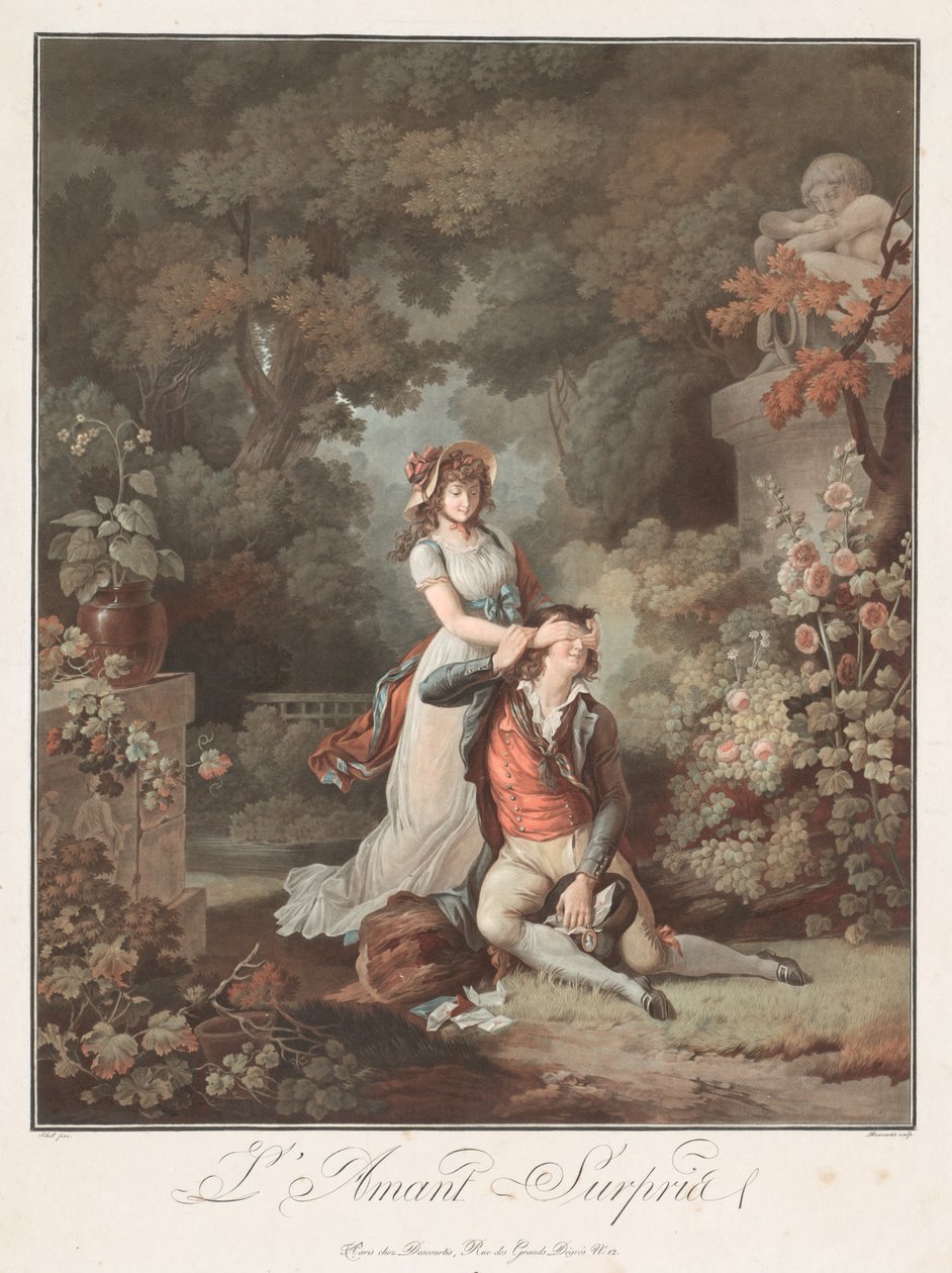 The Lover Surprised (L'Amant Surpris) بواسطة تشارلز ملكيور ديسكورتيس