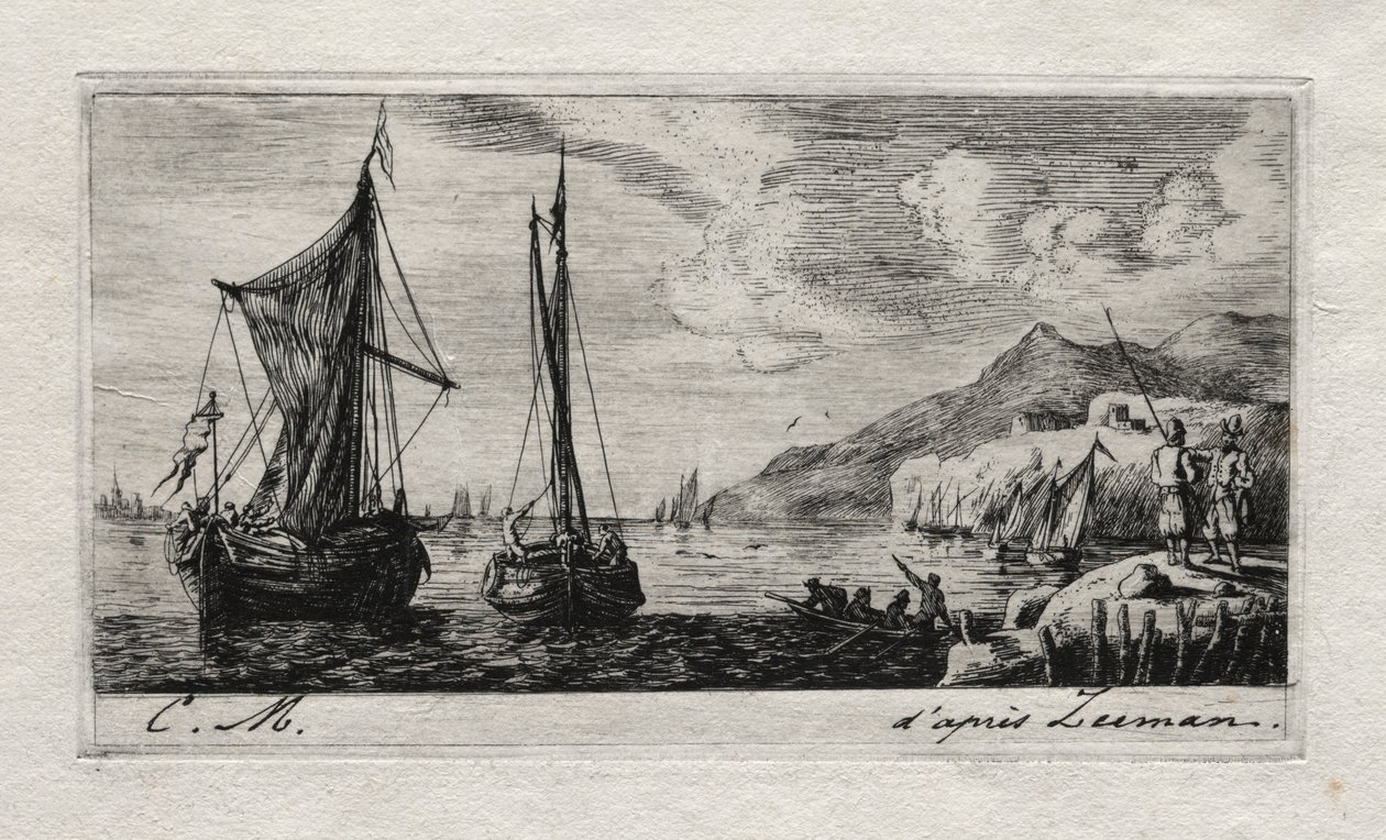 كاليه - فلاشينغ بوتس ، 1850. بواسطة تشارلز ميريون