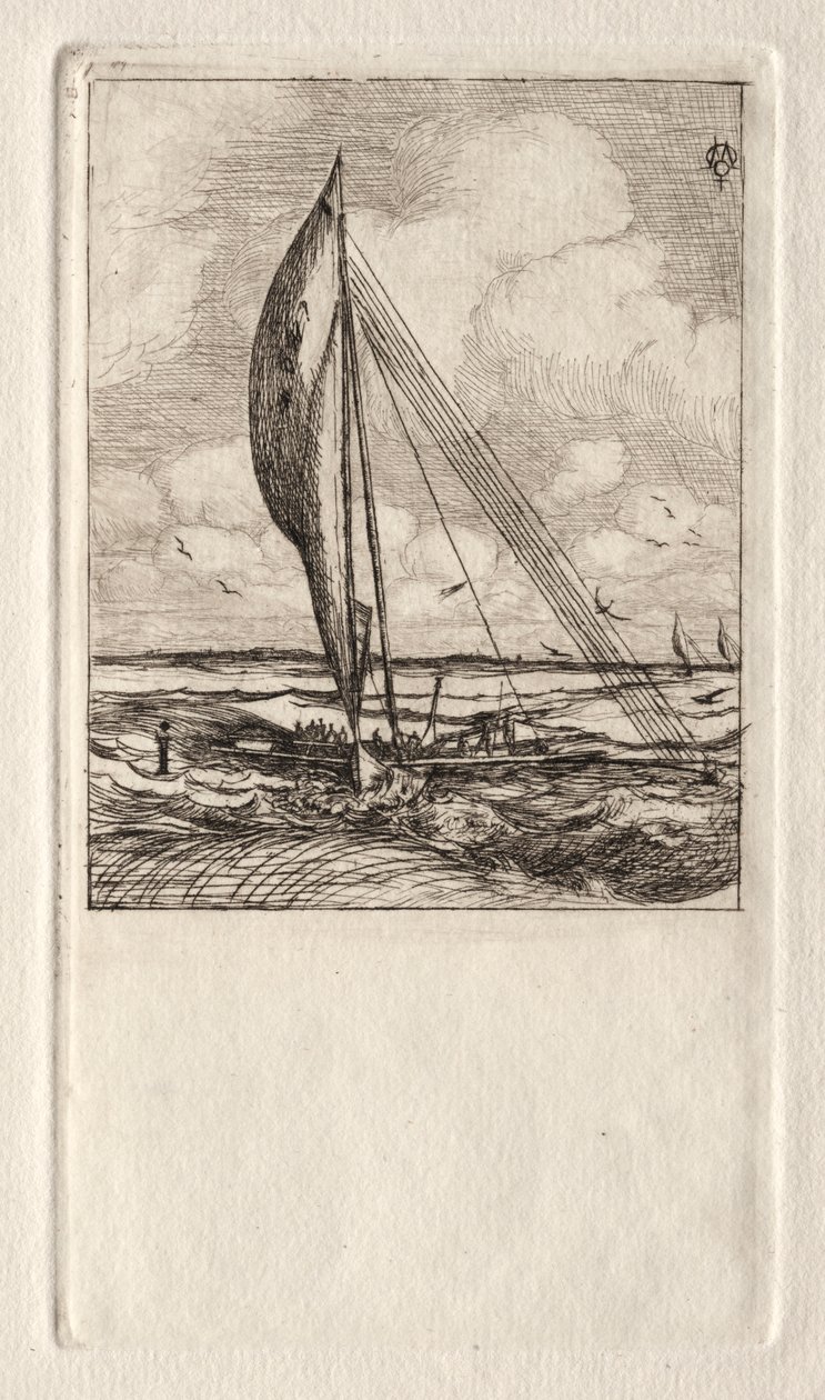 Swift Sailing Proa ، Mulgrave Archipelago ، أوقيانوسيا ، 1866. بواسطة تشارلز ميريون