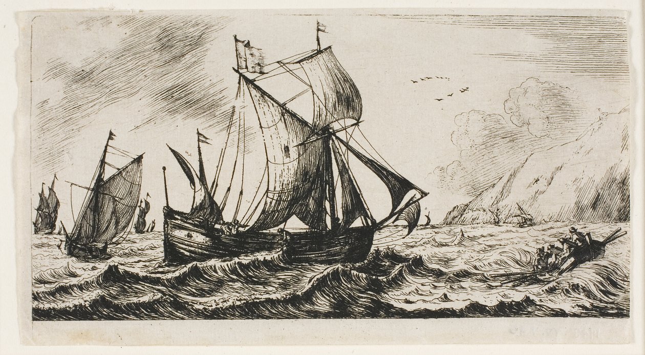 The Galliot of Jean de Vyl of Rotterdam بواسطة تشارلز ميريون