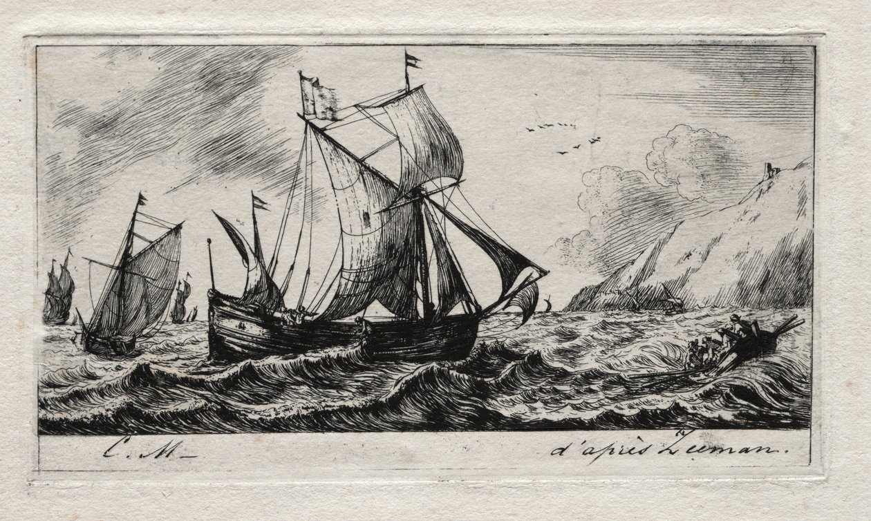 The Galliot of Jean de Vyl of Rotterdam بواسطة تشارلز ميريون