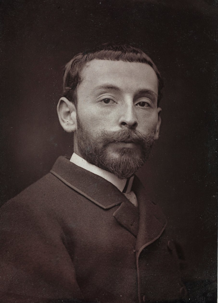الألبوم الفني والسيرة الذاتية ، السنة السادسة ، صالون 1885 ؛ صورة للرسام الفرنسي الكسندر بلوخ (1862-1906) بواسطة تشارلز ميشيلز