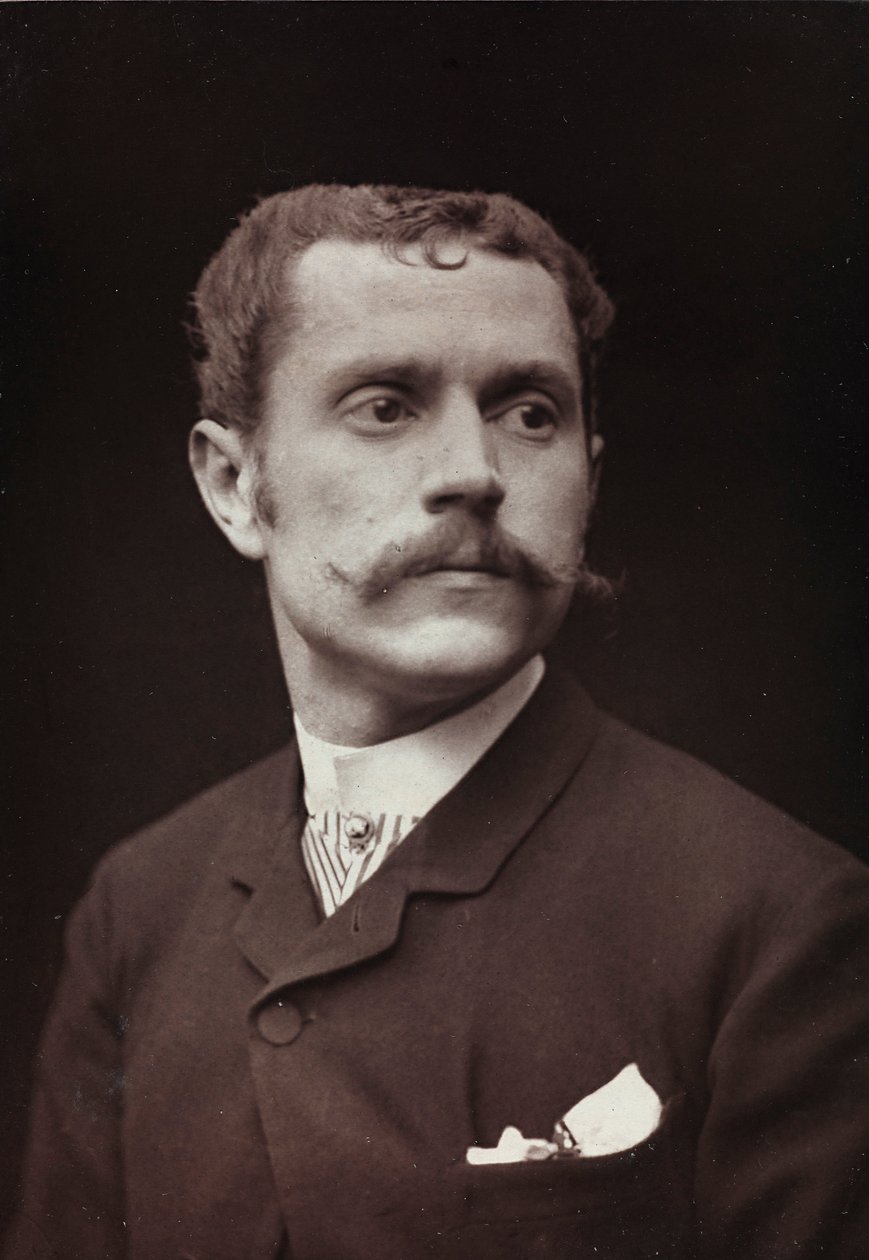 الألبوم الفني والسيرة الذاتية ، السنة السادسة ، صالون 1885 ؛ صورة للفنان لويس فرنانديز بيليز دي كوردوفا بواسطة تشارلز ميشيلز
