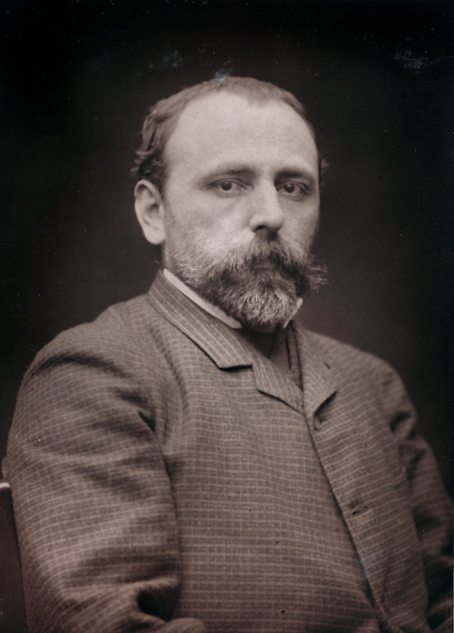الألبوم الفني والسيرة الذاتية ، السنة السادسة ، صالون 1885 ؛ صورة الرسام إدوارد جان دامبورجيز (1844-1931) بواسطة تشارلز ميشيلز